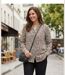 Chemisier Femme Imprimé Léopard Fluide Viscose Beige-4