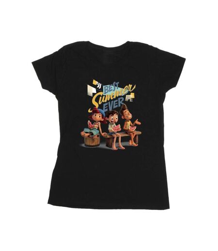 Disney T-shirt en coton Luca Best Summer Ever Womens/Ladies (Noir) - UTBI26235