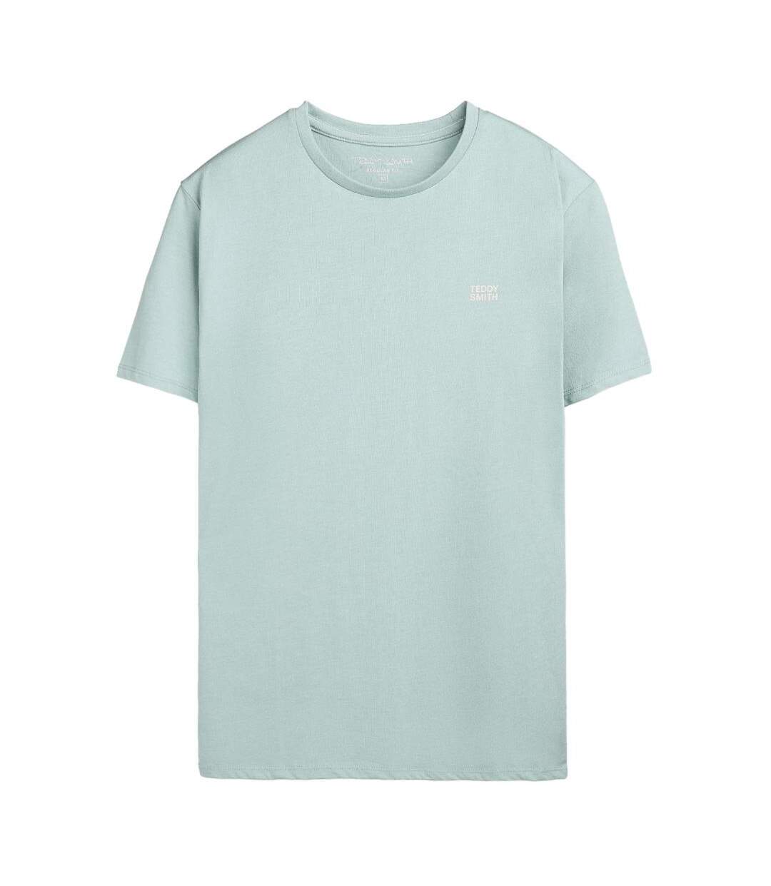 T-shirt turquoise homme teddy smith total 1-1