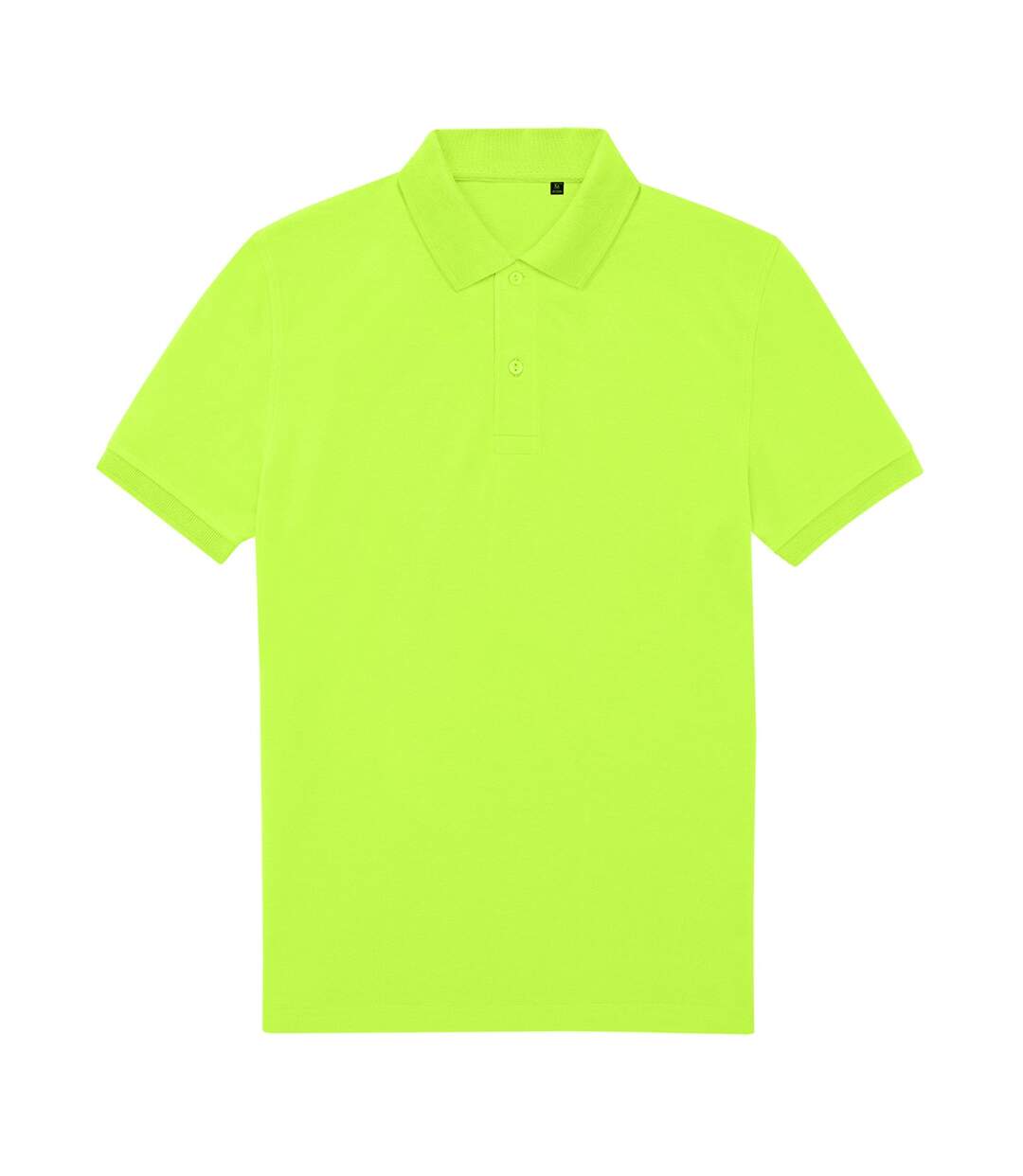 Mens my eco polo shirt acid lime B&C