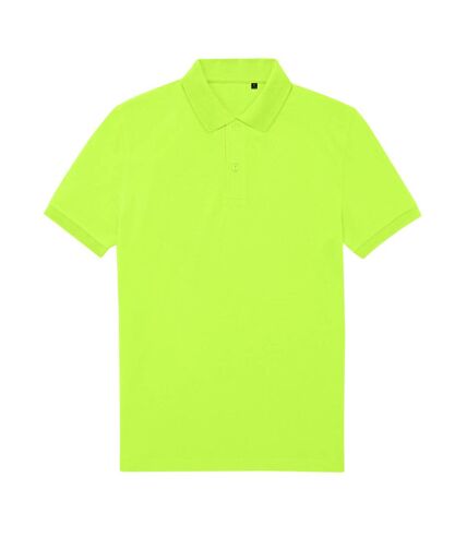 B&C Mens My Eco Polo Shirt (Acid Lime)