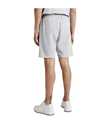 Umbro Mens Team Sweat Shorts (Grey Marl/White)