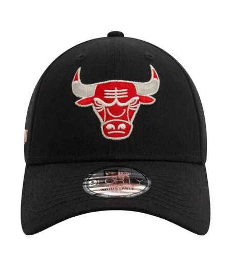9forty Chicago Bulls Metallic Baseball Cap Black New Era