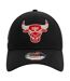 9forty Chicago Bulls Metallic Baseball Cap Black New Era-1