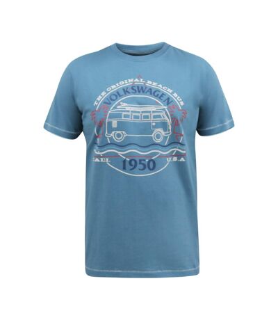 T-shirt woodhall d555 campervan homme bleu sarcelle pâle Duke Duke