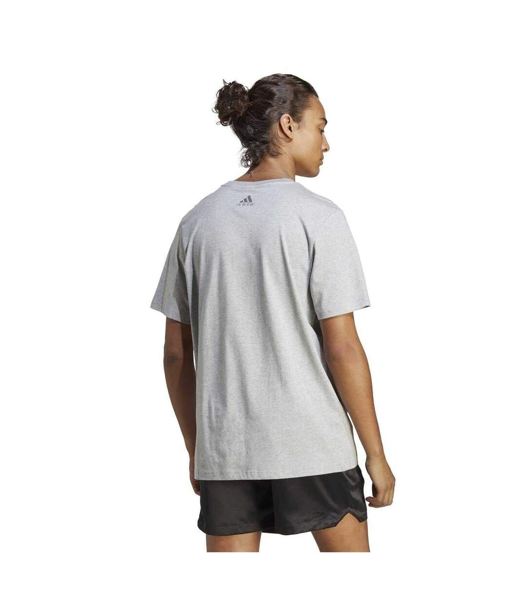 T-shirt Motif/style Gros Logo Homme Gris Adidas-2