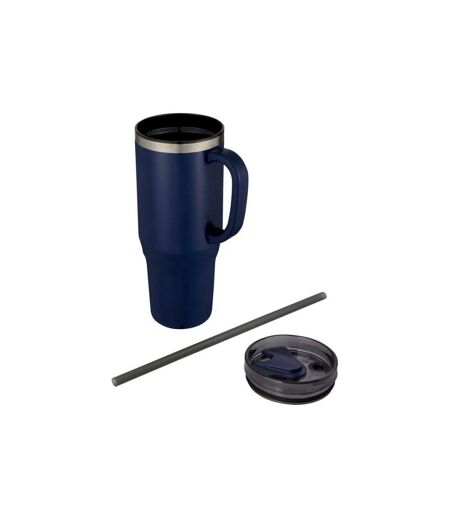 Mug Avec Paille Melbourne Taille Unique Bleu Marine Generic