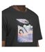 Mens Galaxy Logo T-shirt Black Adidas-4