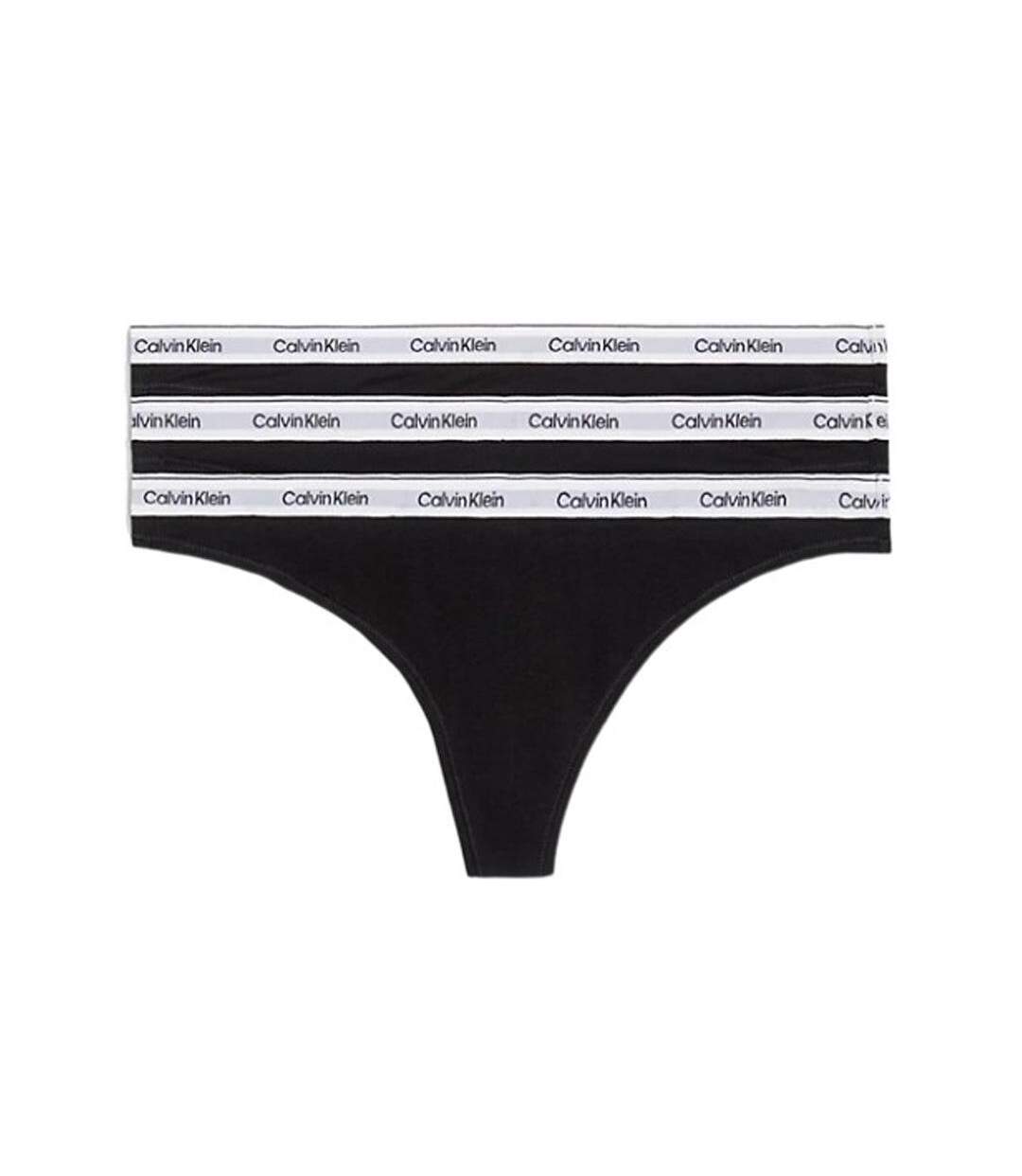 X3 strings noir femme calvin klein thong-1