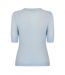 T-shirt Manches Courtes Femme Bleu Pastel Boss-2