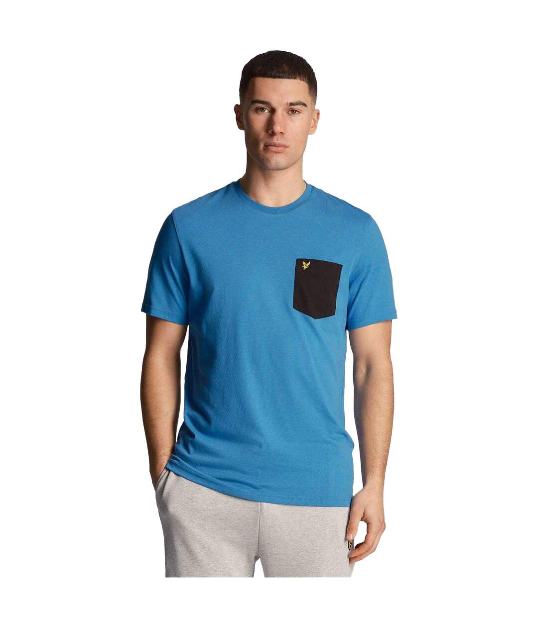 T-shirt Homme Noir Bleu Lyle & Scott-1