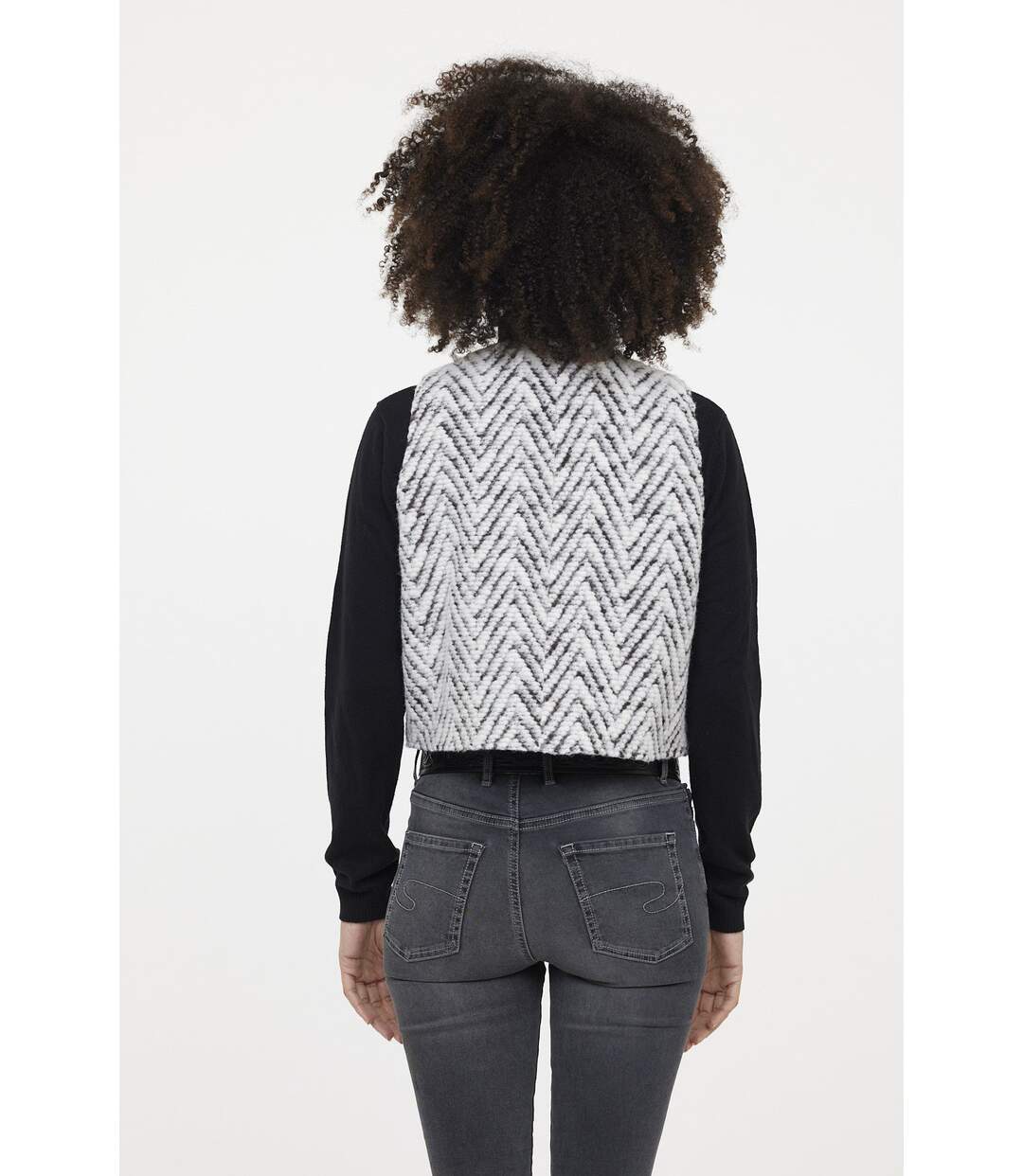 Gilet FUMIRA Ivory-4
