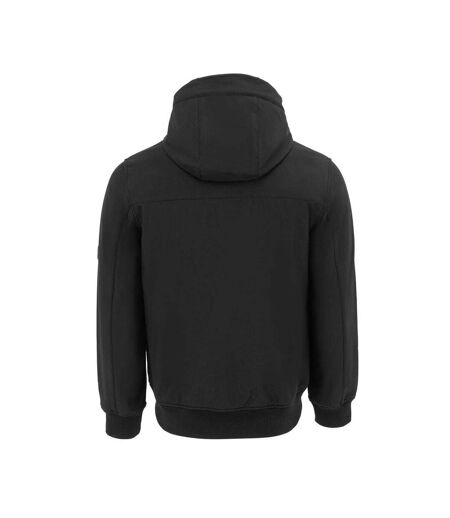 Mens Soft Shell Jacket Black Firetrap