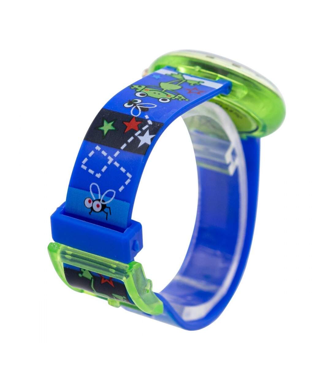 Montre Enfant Silicone Bleu Grenouille CHTIME