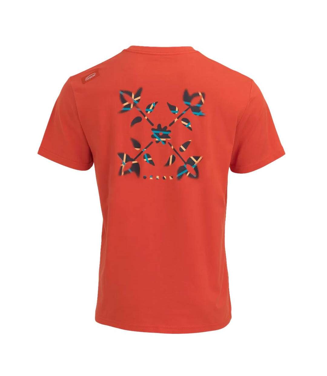 T-Shirt rouge homme oxbow fuzzy-2