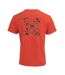 T-Shirt rouge homme oxbow fuzzy-2