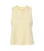 Débardeur Femme Jaune Pâle Chiné Bella + Canvas-1