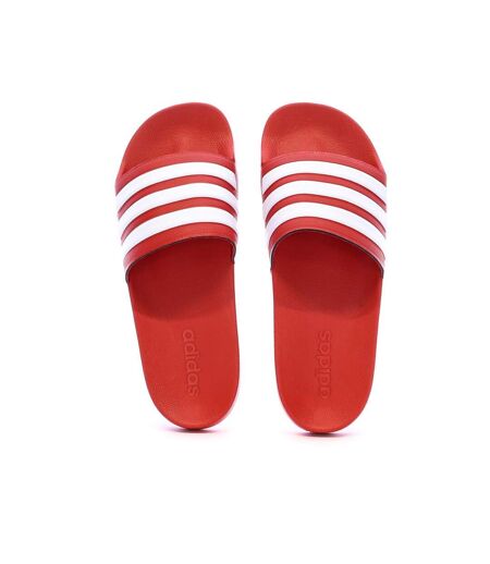 Claquettes rouges/blanches homme adidas adilette - 47