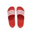 Claquettes rouges/blanches homme adidas adilette - 47-3