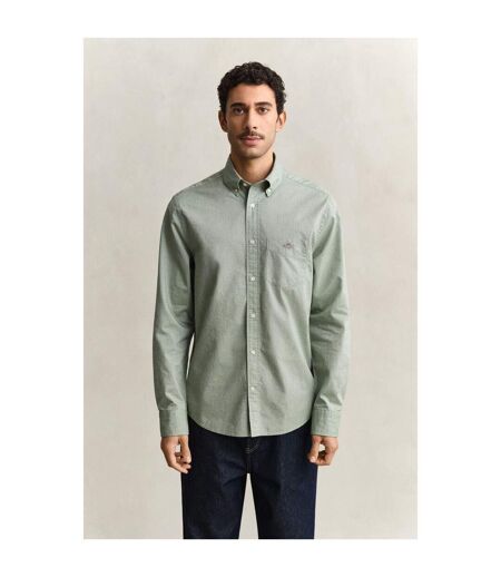 Chemise Homme Vert Kaki Gant