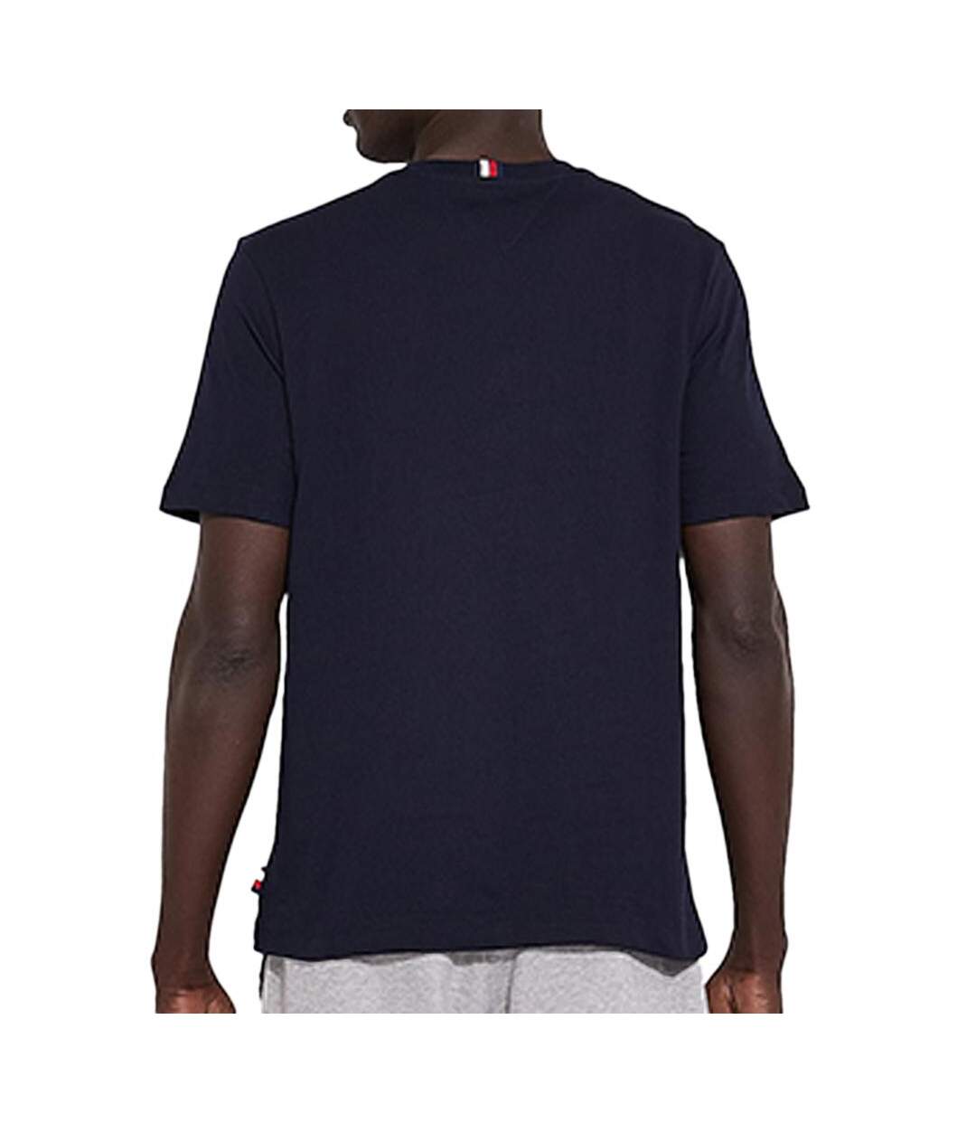 T-shirt Marine Homme Tommy Hilfiger Label Hd - L