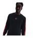 Sweat Manches Raglan Homme Noir Rouge Nike-1