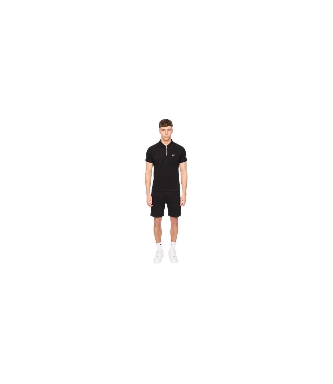 Mens Topfield Cotton Shorts Black Duck And Cover-1