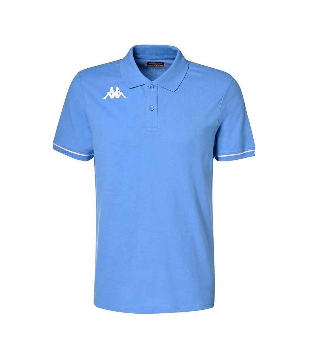 Polo bleu homme kappa barli-1