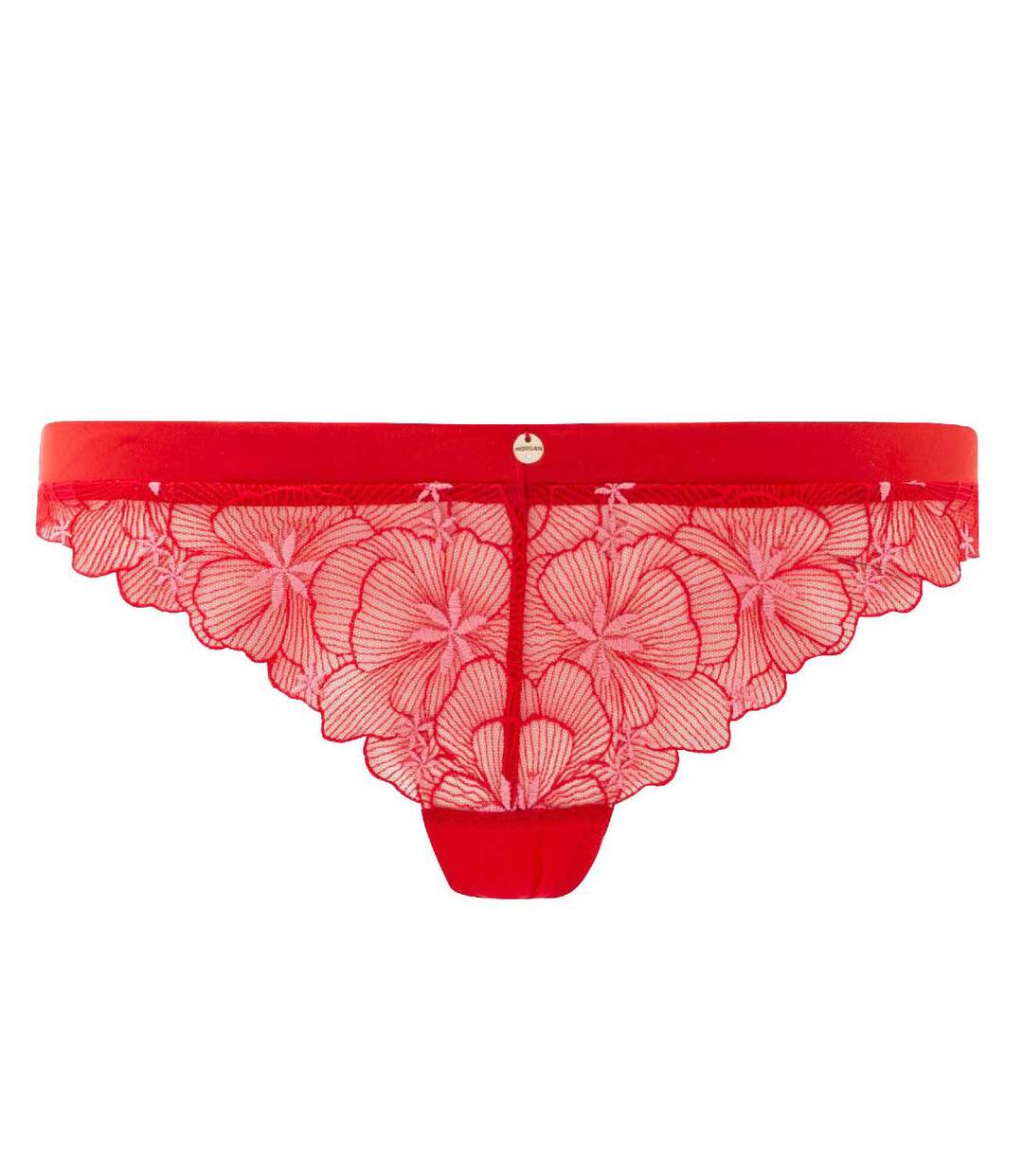 Tanga rouge Amandine-1