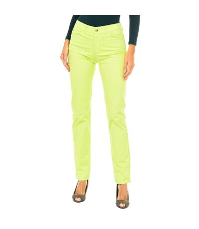 Long stretch fabric pants 3Y5J18-5NZXZ woman