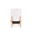 Cache-Pot Design Jonea 33cm Blanc & Noir