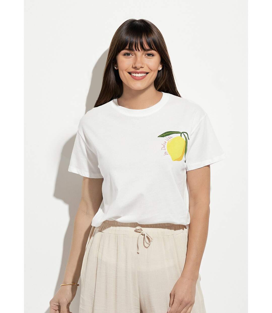 T-shirt manches courtes thème Dolce Vita-1