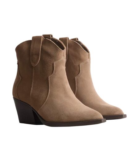 Bottines à Talon Cuir Super Mode Ideal Shoes