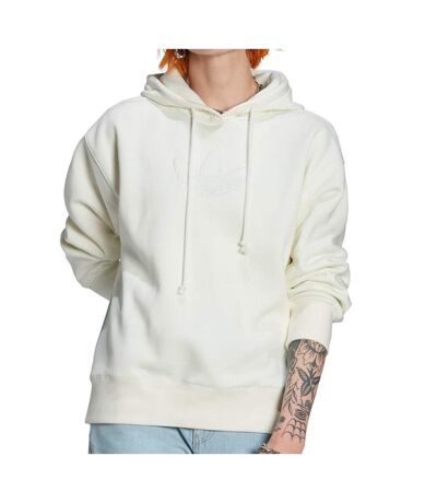 Sweat à Capuche Écru Femme Adidas HM1636 - 44