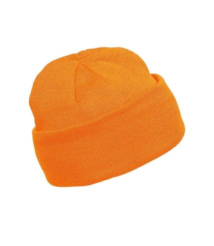 Bonnet tricoté adulte - KP031 - orange fluo