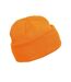 Bonnet tricoté adulte - KP031 - orange fluo