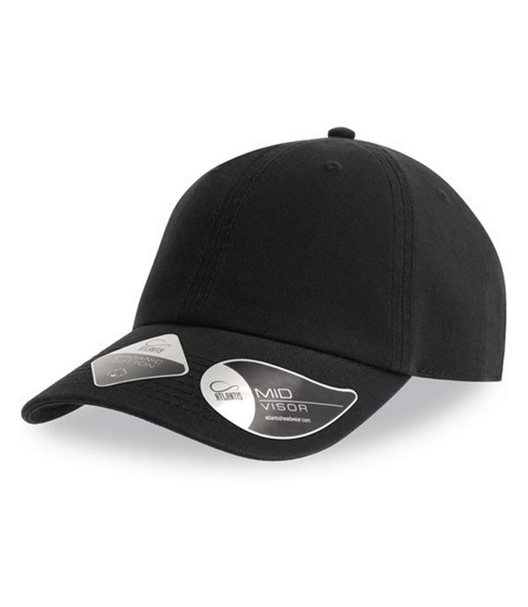 Casquette de baseball fraser adulte noir Atlantis-3