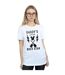 Disney Womens/Ladies Mickey Mouse Daddy's Rock Star Cotton Boyfriend T-Shirt (Blanc) - UTBI36273-2