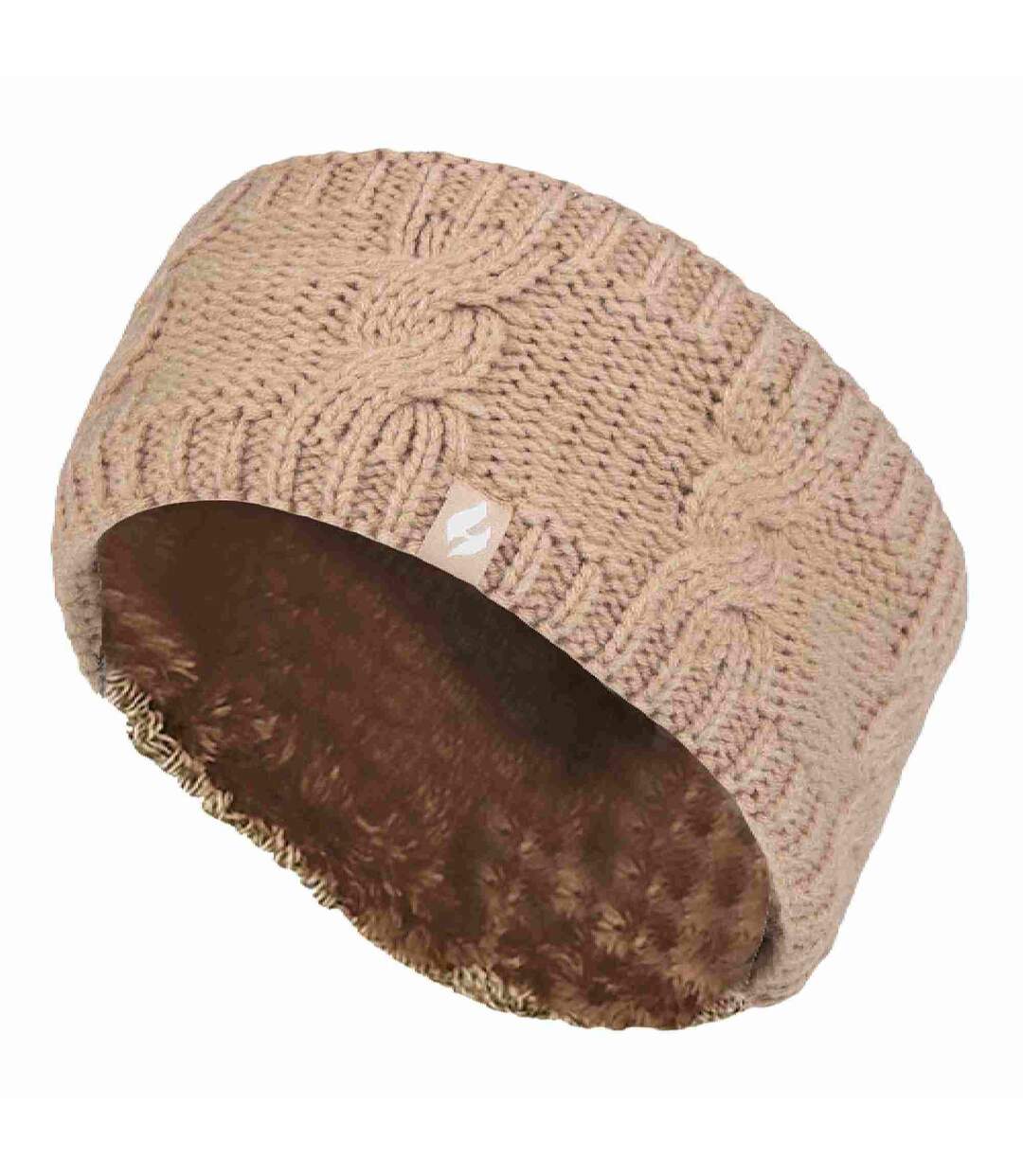 Heat Holders - Femme Tricot Large Polaire Chaud Hiver Cache Oreilles Bandeau-1