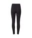Womens/ladies Mally Logo Leggings Black Martes Essential-2