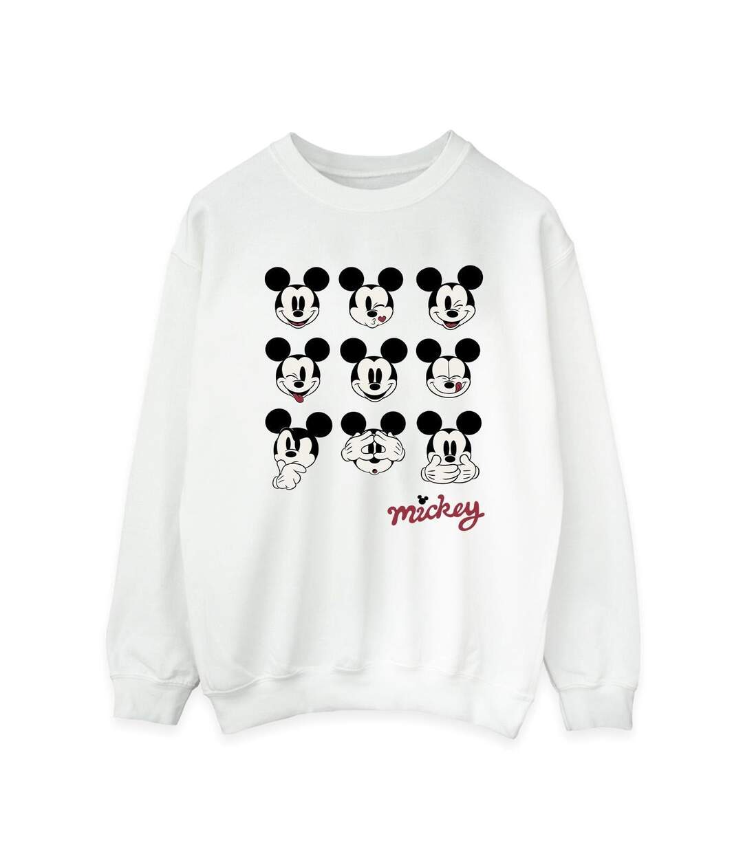 Disney Pantalon de survêtement Mickey Mouse Many Faces - Femmes/Ladies (Blanc) - UTBI28563-1