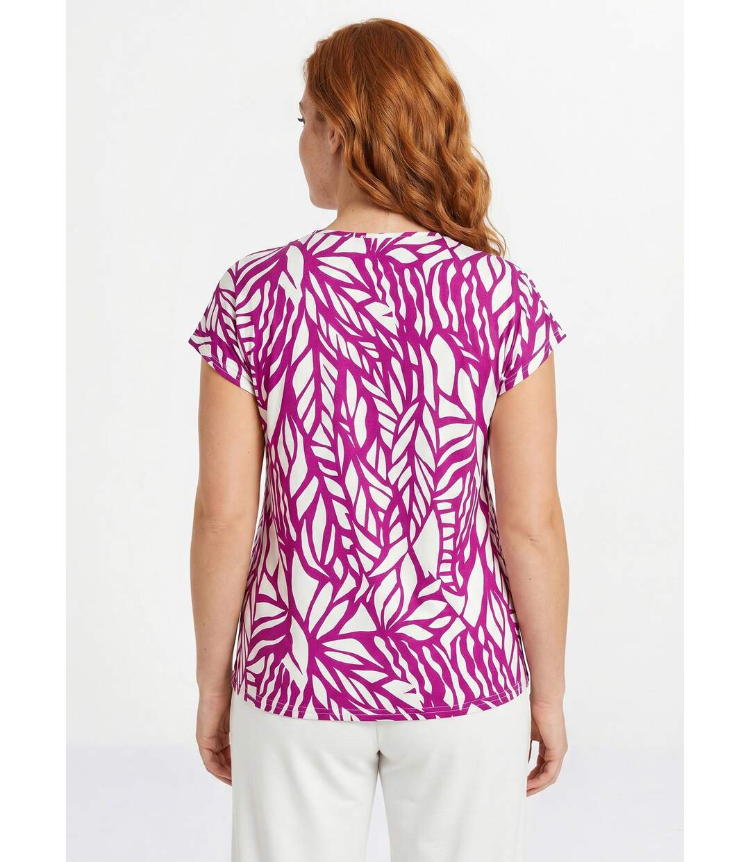 T-shirt court motif graphique-2