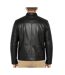 Blouson en cuir noir homme schott memphis-2