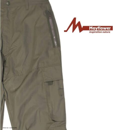 MAYFLOWER E0166K - Pantalon cargo doublé kaki : chaleur et robustesse pour l'extérieur