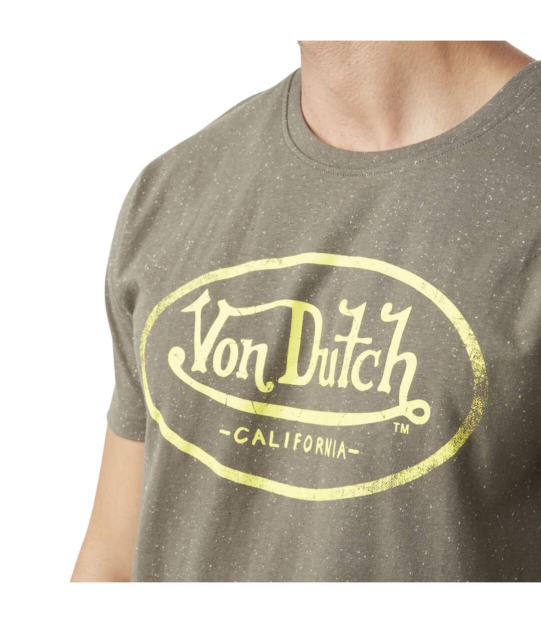 T-shirt homme col rond neppy en coton Aaron Vondutch