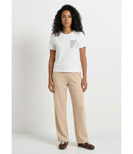 T-shirt boîte manches courtes strass