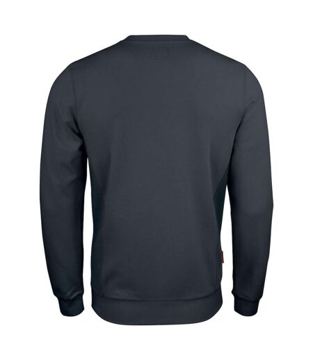 Jobman Mens Two Tone Sweatshirt (Black)