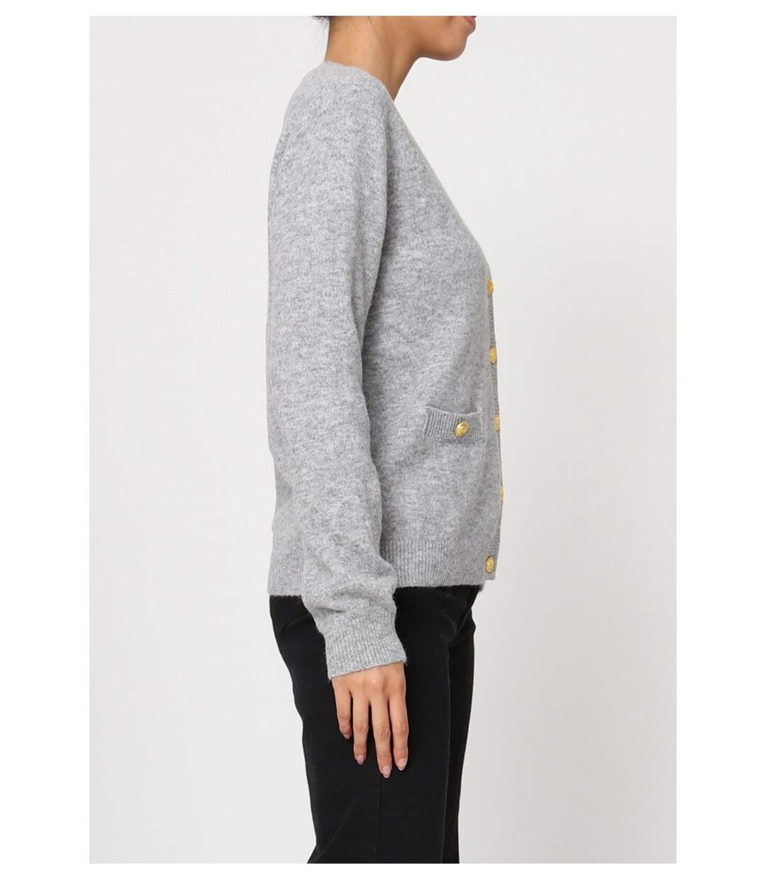 Pull Cardigan col v-3