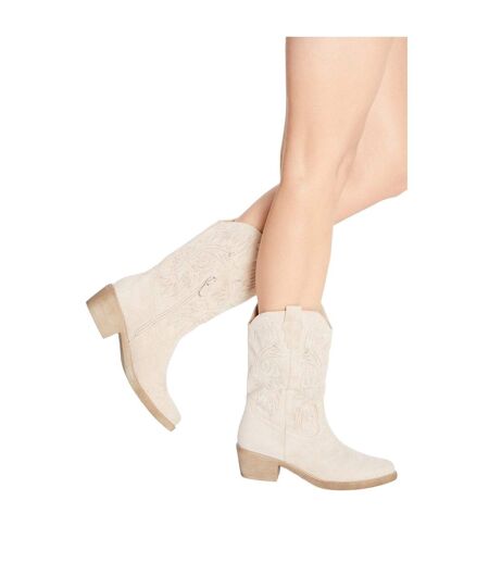 Bottes de cowboy kobi femme beige Dorothy Perkins