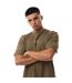 Mens Mountain Logo Regular T-shirt Khaki Marshall Artist-4